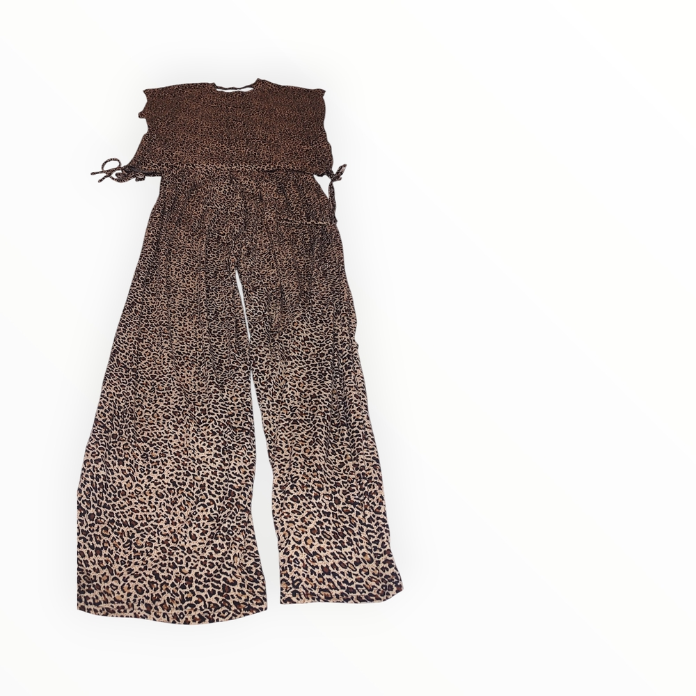 Elegant Leopard Print Jumpsuit